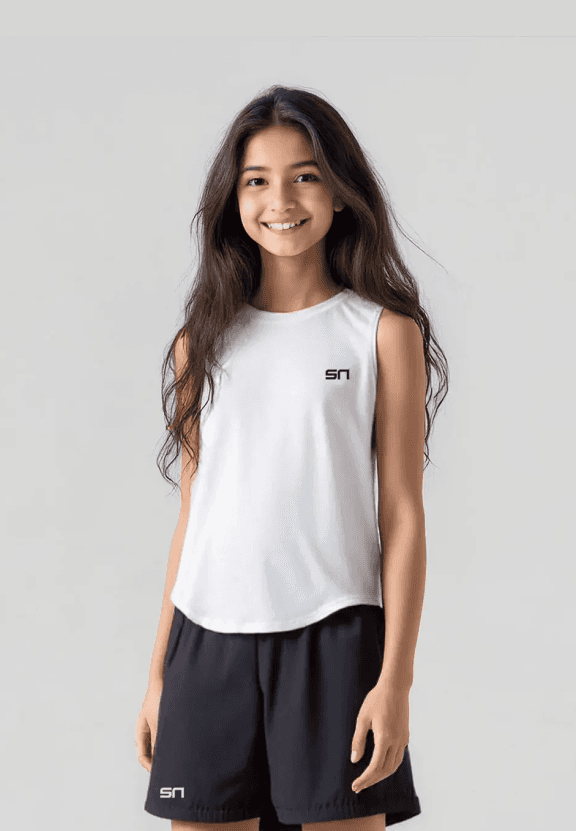 Crossed Back Sports Tank Top