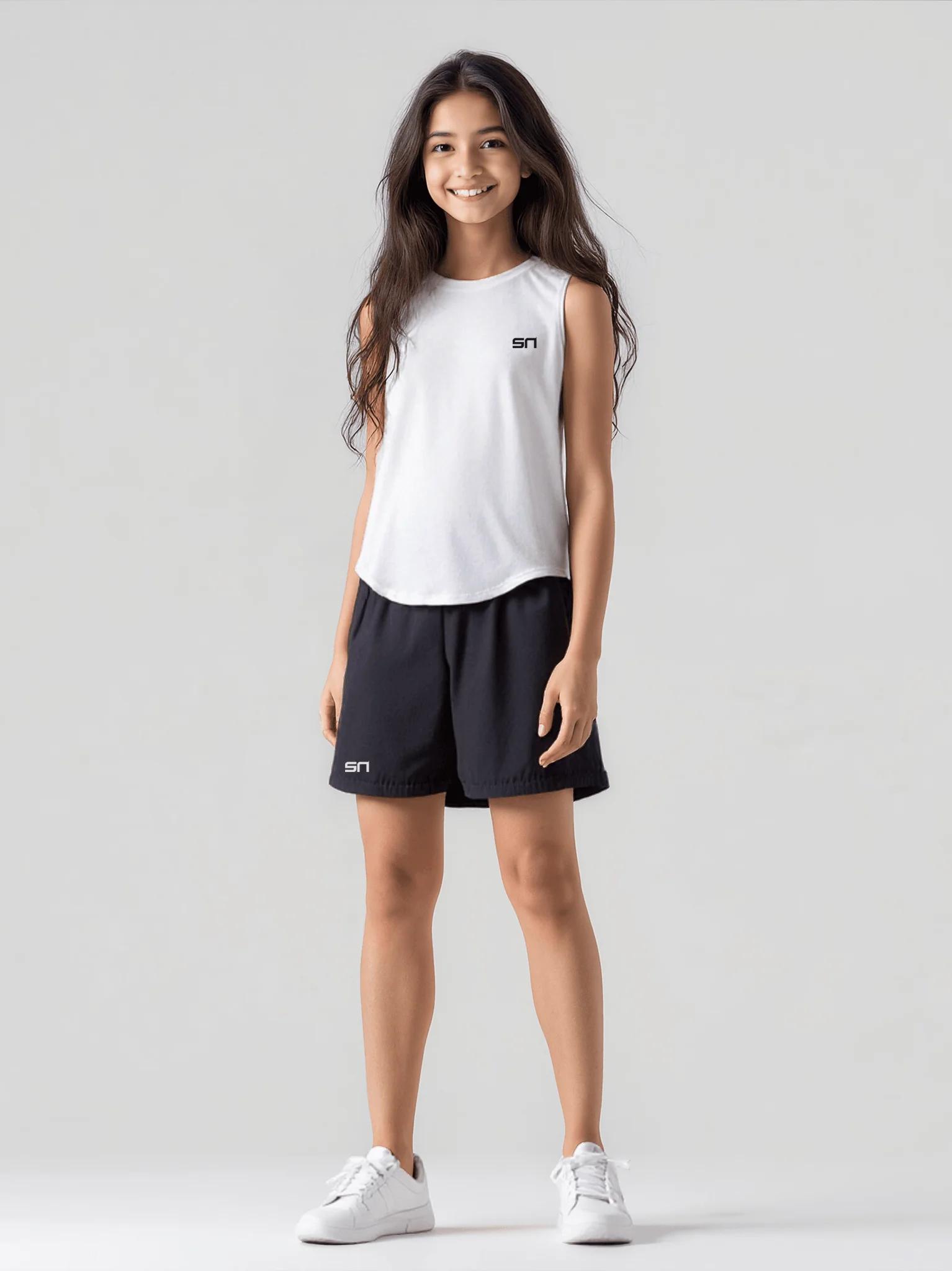 Crossed Back Sports Tank Top - product media