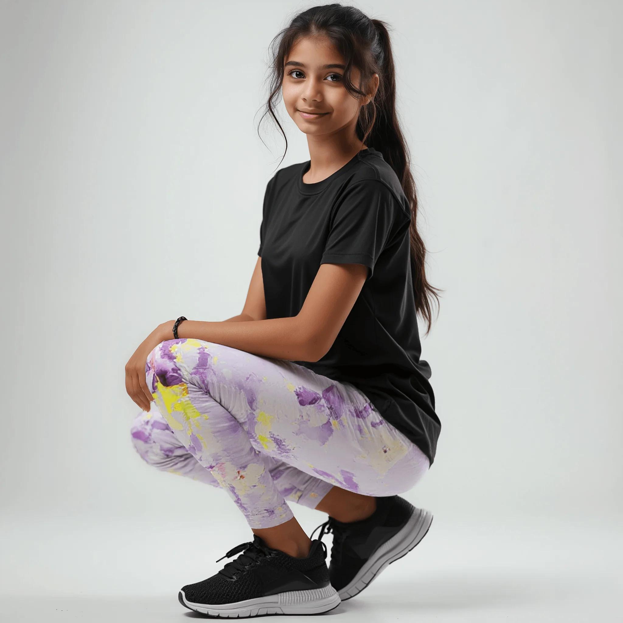 Sports floral twist legging - product media
