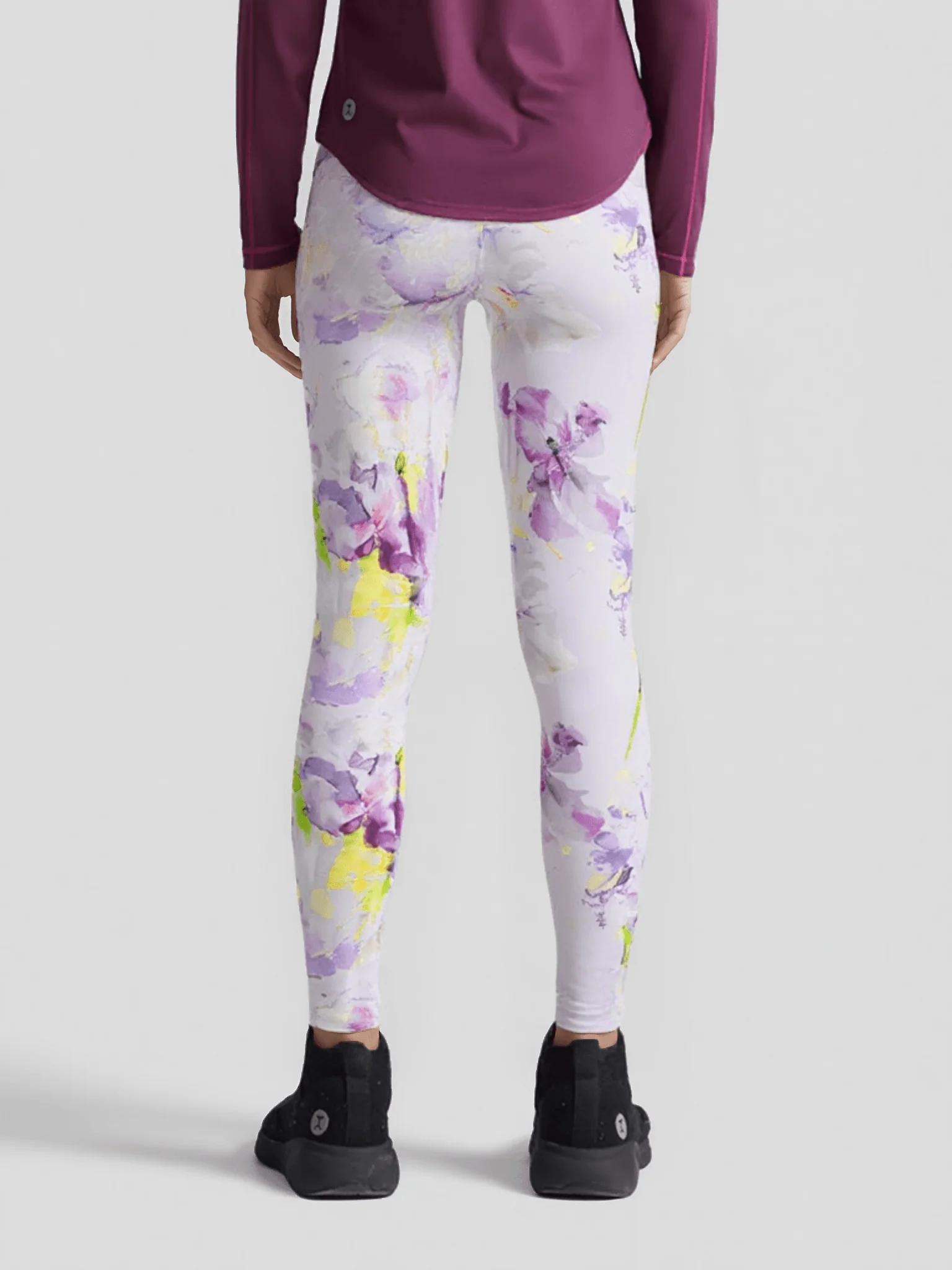 Sports floral twist legging - product media