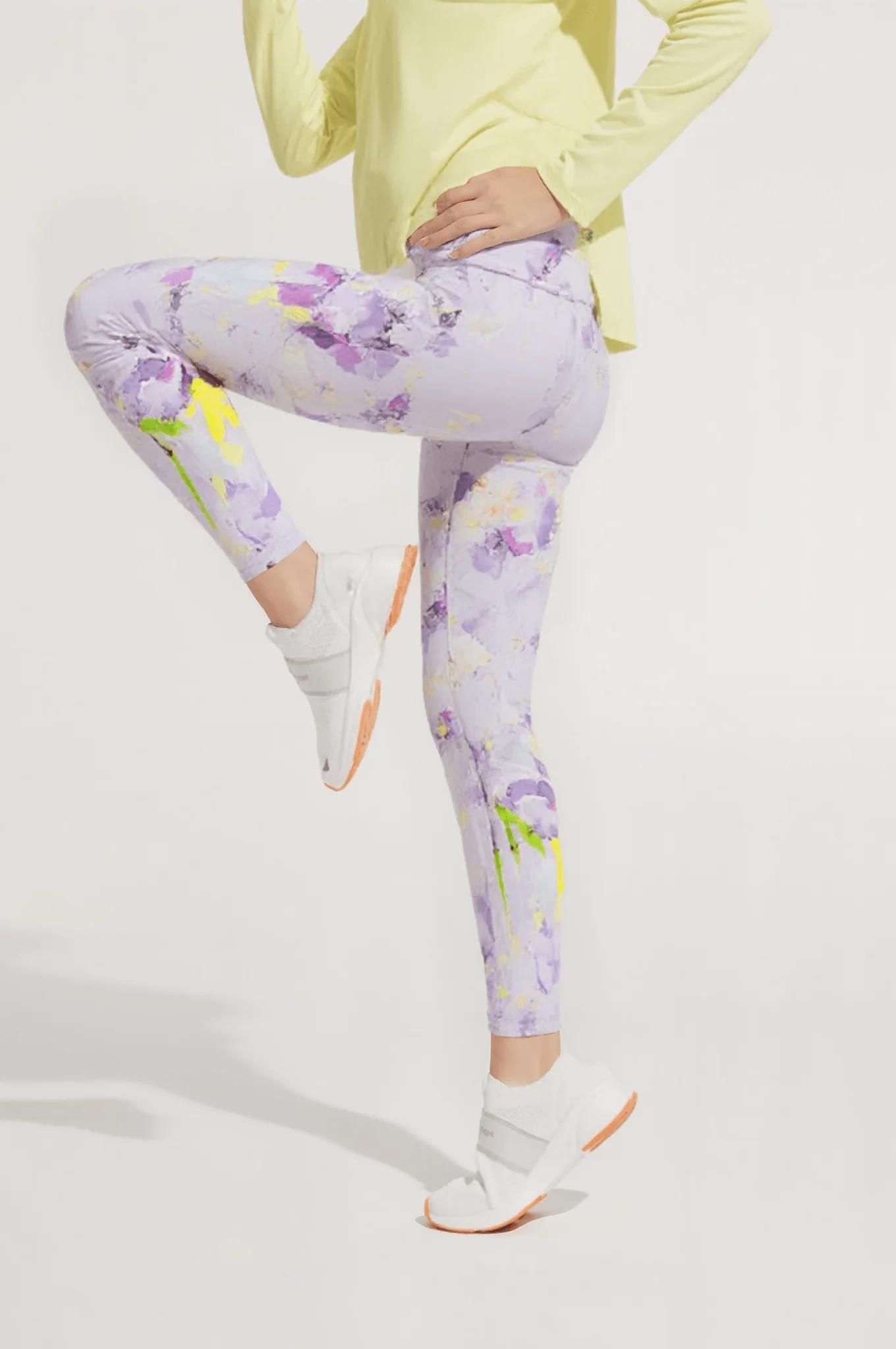 Sports floral twist legging - product media