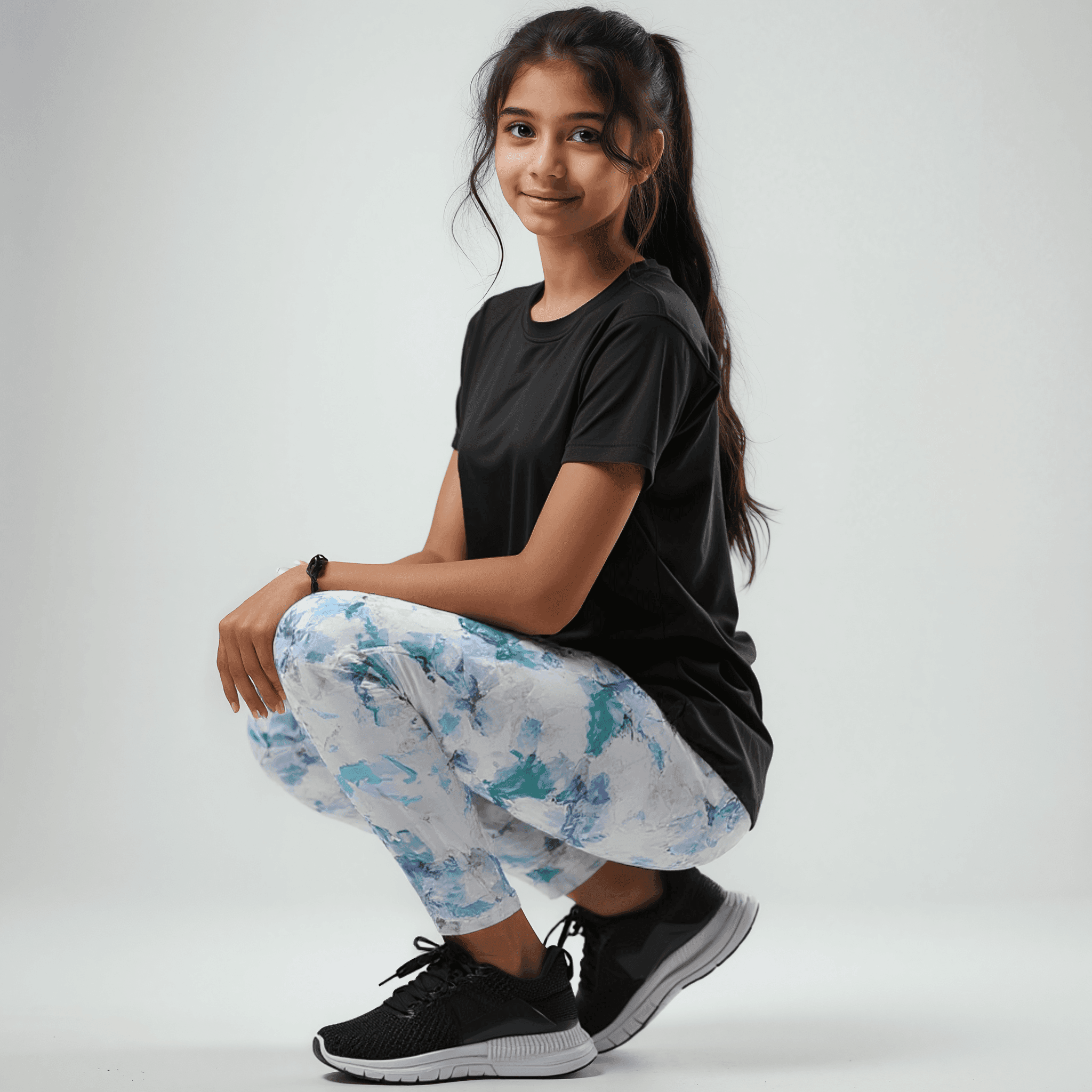 Fragrant Purple floral twist legging - product media