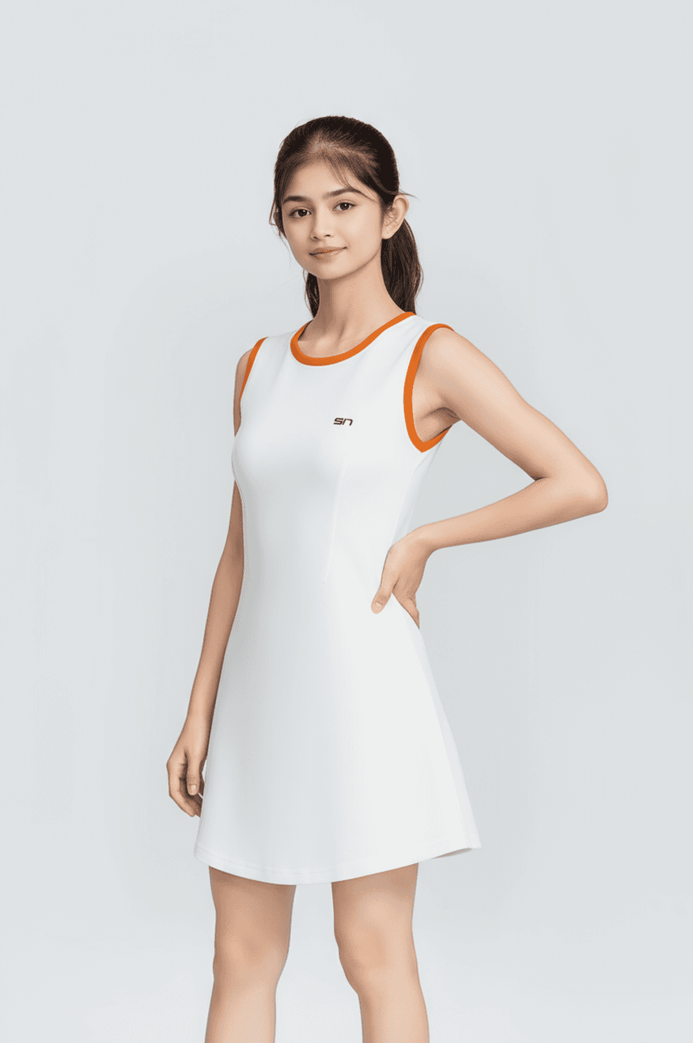 Contrast Back Tennis Dress - product media